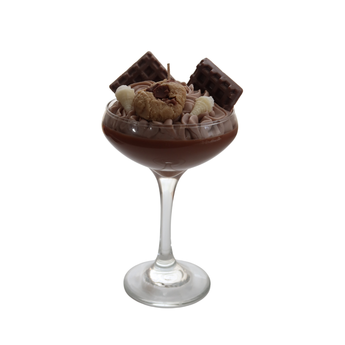 Dark Chocolate Cookie Dessert Martini Candle
