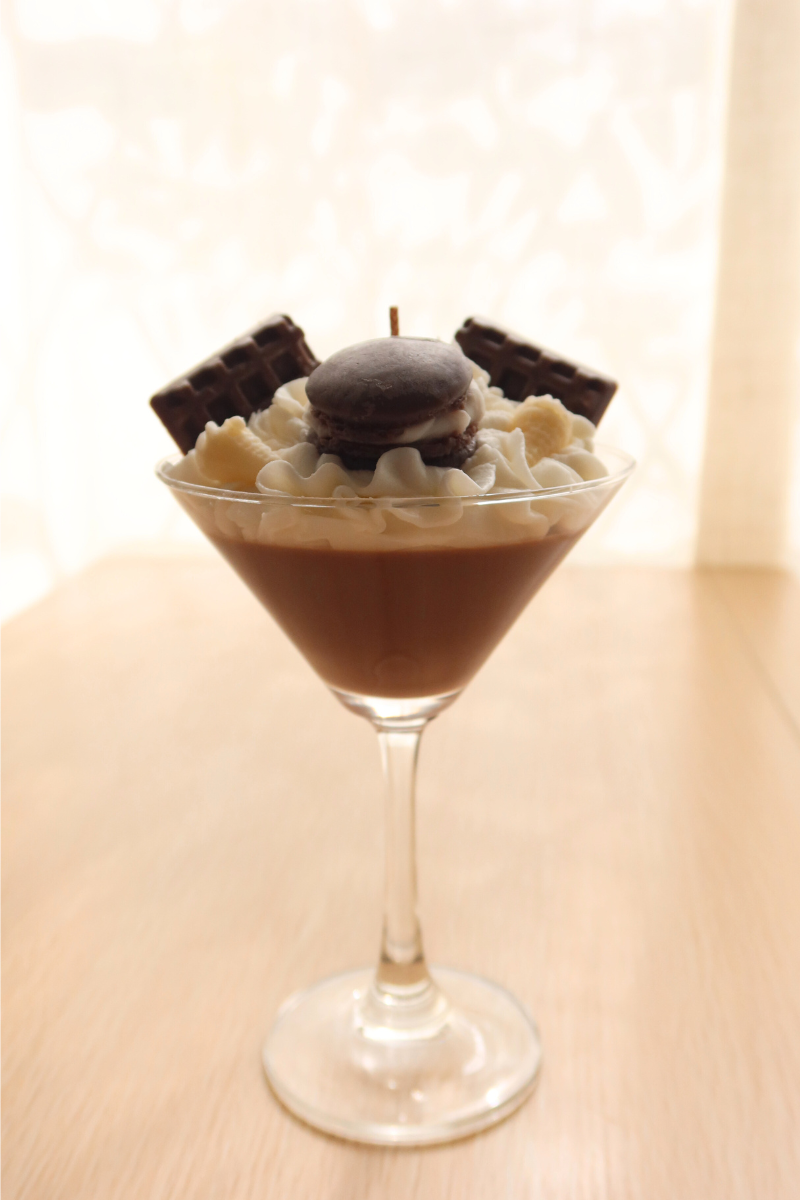 Chocolate Macaroon Martini Candle