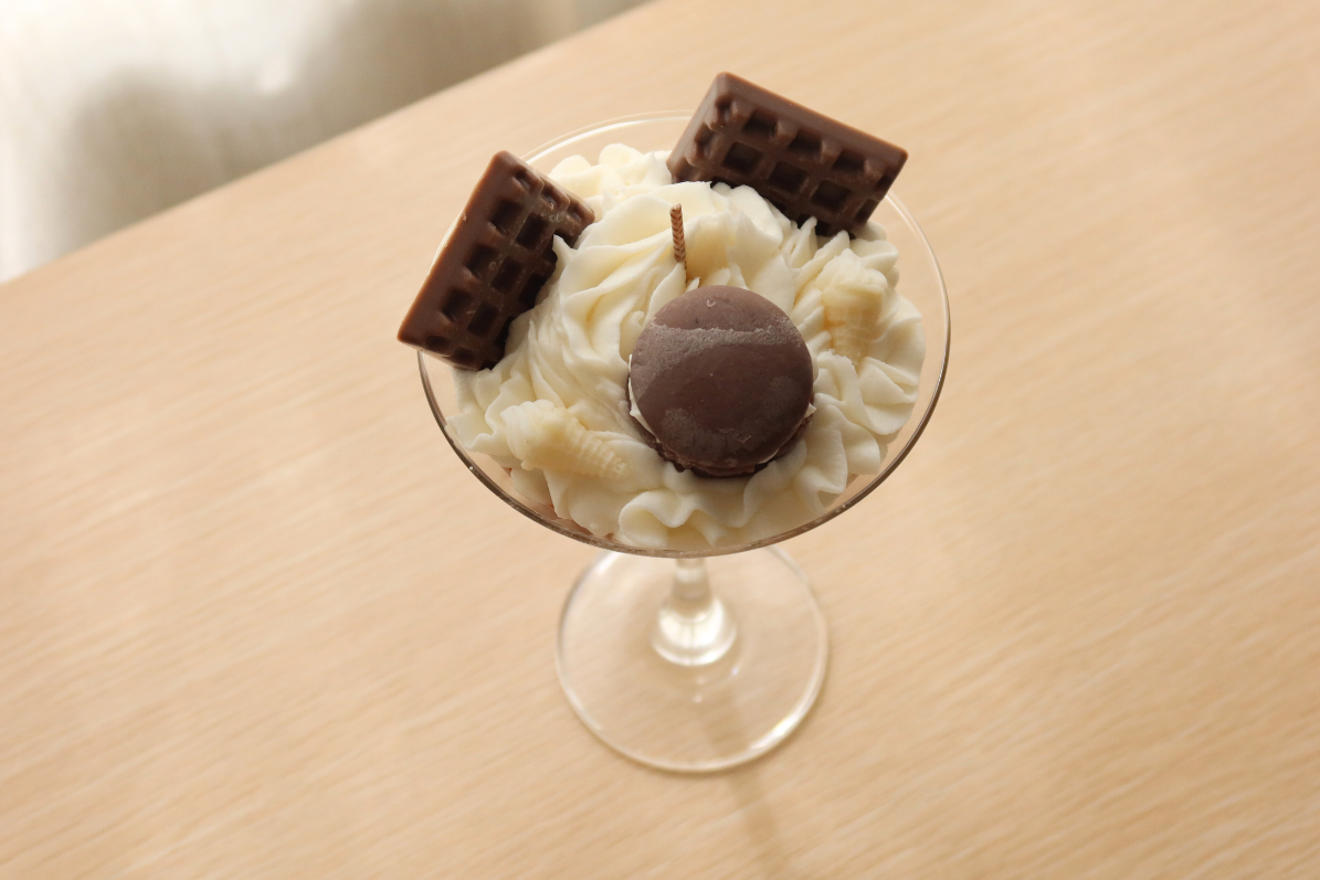 Chocolate Macaroon Martini Candle