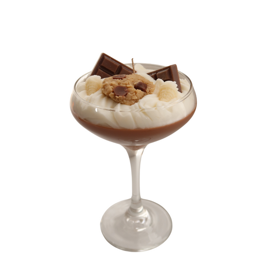 Cookie Chocolate Dessert Martini Candle