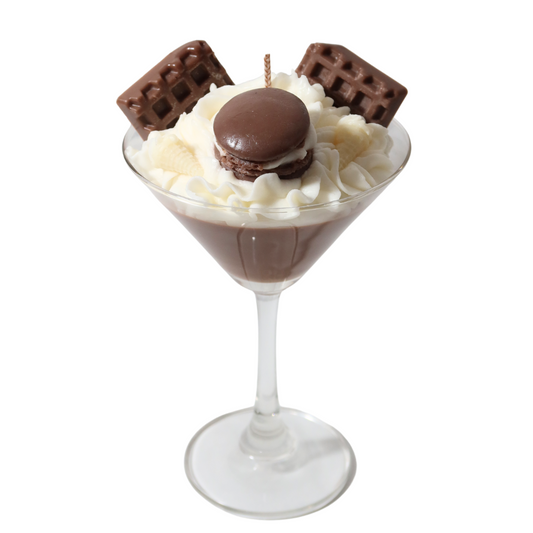 Chocolate Macaroon Martini Candle
