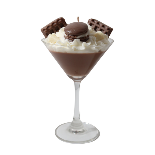 Chocolate Macaroon Martini Candle